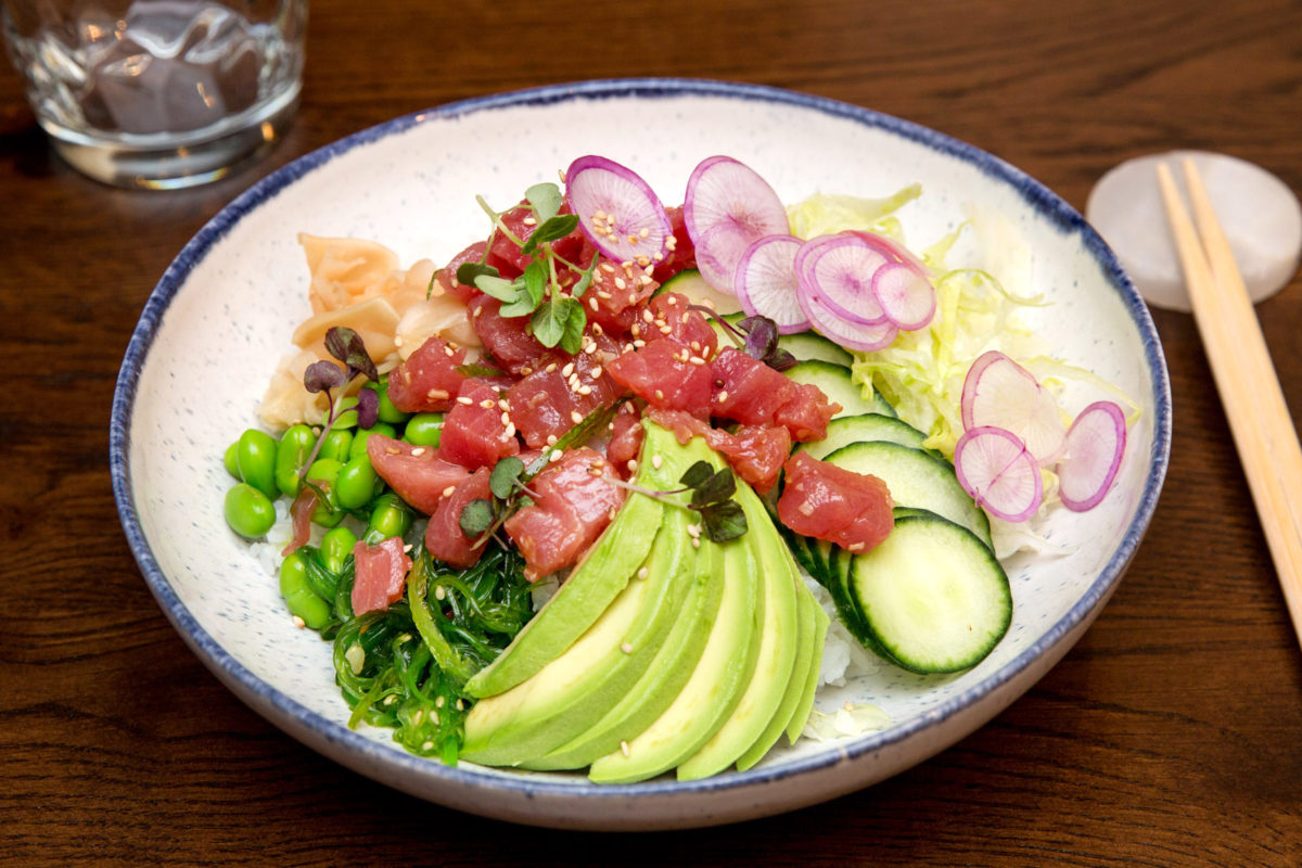 GrubHub delivery of poke bowls, like this one from ASAP Poke in Chicago, is up 365 percent this year. / courtesy of GrubHub
