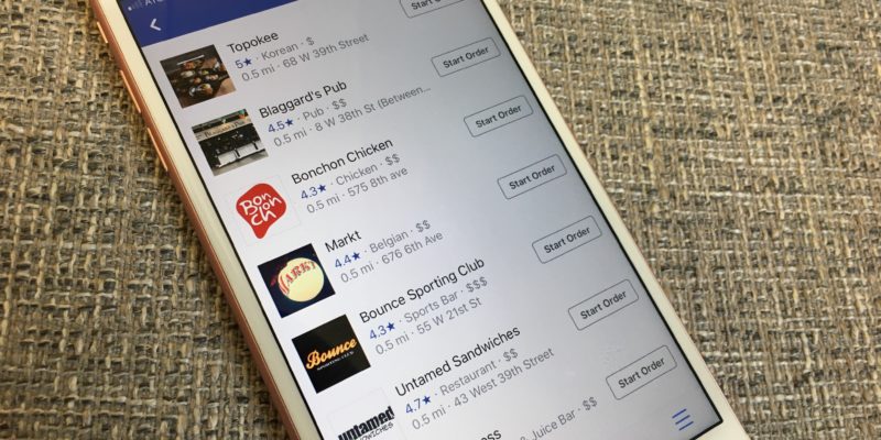 Facebook Ana’s integrated various services that allow users of its mobile app to order food for delivery / Skift