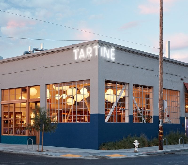 Exterior of Tartine, a bakery in San Francisco. / Tartine