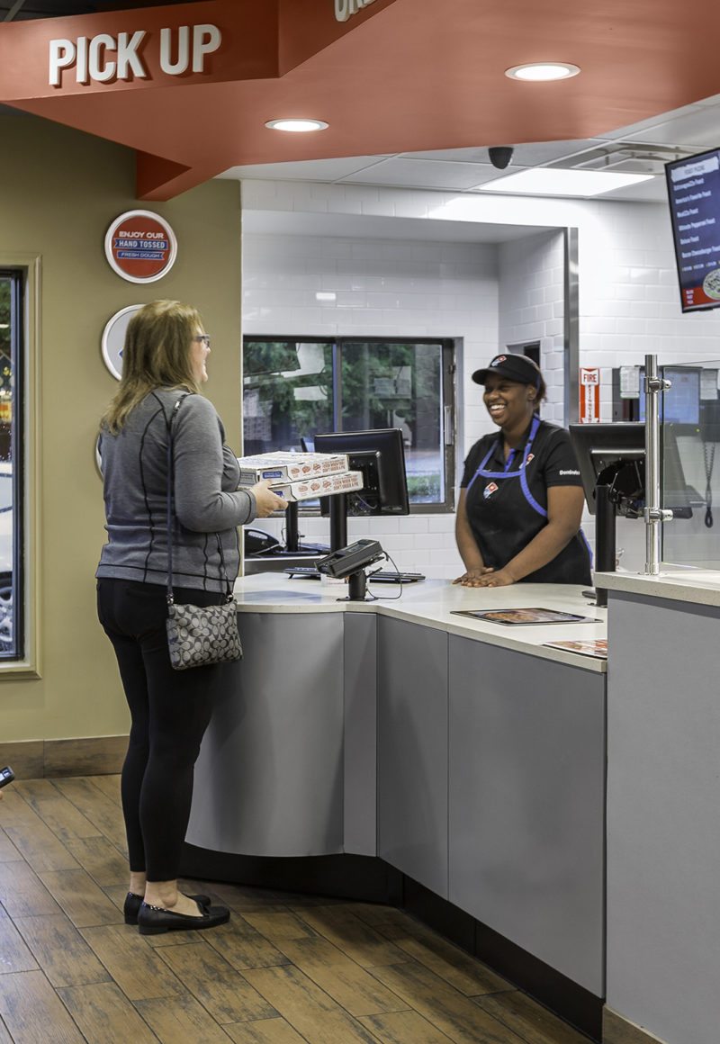 Soon the only way to talk to a person at Domino's will be to walk into a store. / Domino's