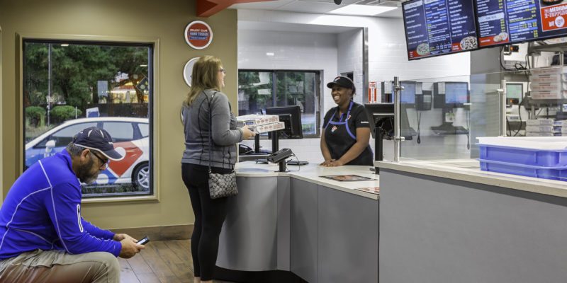 Soon the only way to talk to a person at Domino's will be to walk into a store. / Domino's
