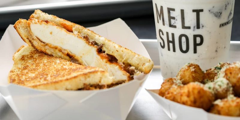 The Melt Shop had to modify a few of its items for a Kuwaiti audience (but not this buffalo chicken sandwich). / <a href='https://www.facebook.com/meltshopME/'>Melt Shop</a>