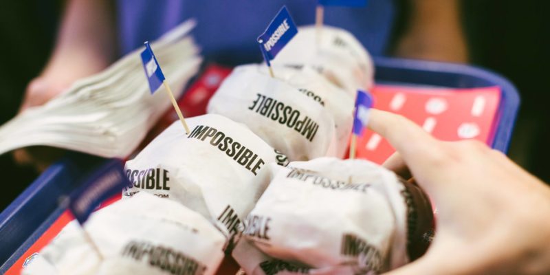 White Castle's Impossible Sliders for a launch event for the meatless burger based on ingredients from Impossible Foods - Facebook / <a href='https://www.facebook.com/WhiteCastle/photos/a.10155287948072665.1073741853.212780672664/10155287949357665/?type=3&theater'>White Castle</a>