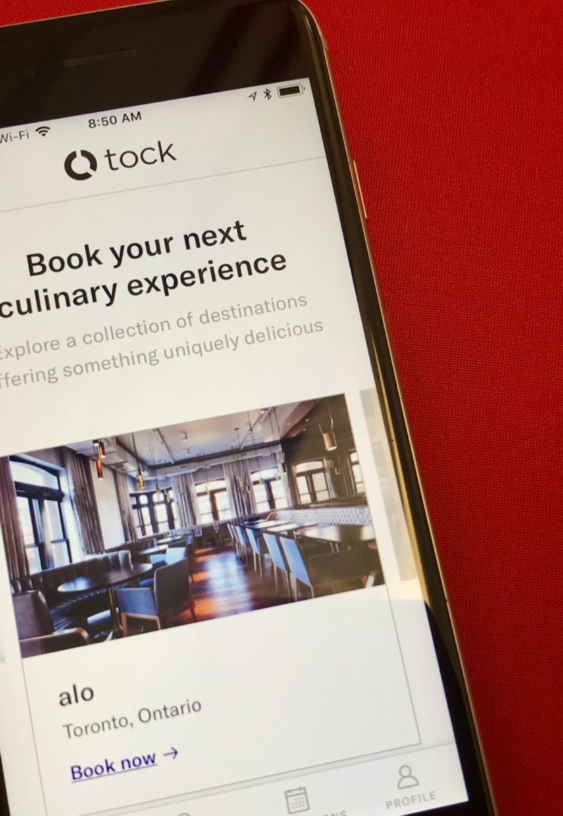 Tock's first app allows users to search for a limited set of experiences in multiple markets. / Skift Table