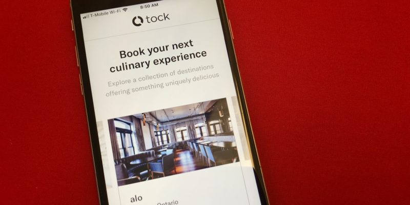 Tock's first app allows users to search for a limited set of experiences in multiple markets. / Skift Table
