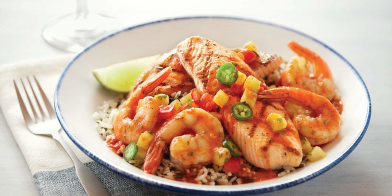 Americans have developed a taste for tilapia, a versatile whitefish, shown here in a popular Red Lobster dish. / Red Lobster