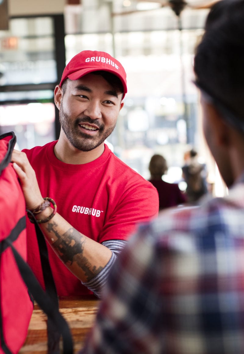 Grubhub — like its competitors — isn't just a delivery service. New technology and smart acquisitions are changing the role of online ordering and delivery in our daily lives. / Grubhub