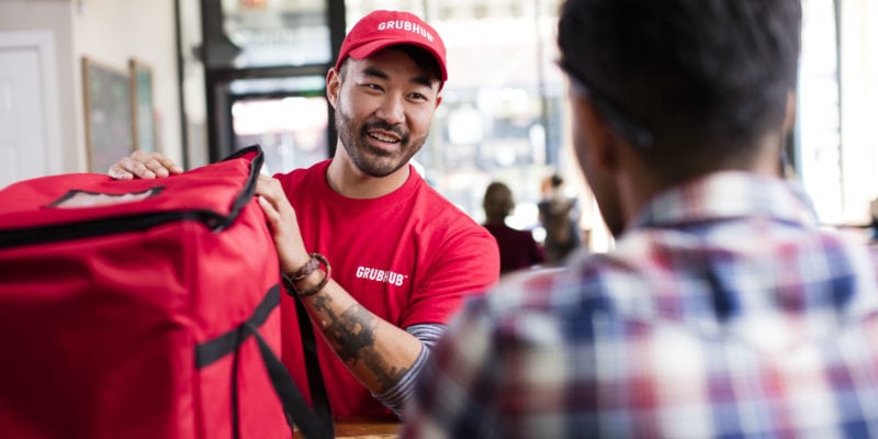 Grubhub — like its competitors — isn't just a delivery service. New technology and smart acquisitions are changing the role of online ordering and delivery in our daily lives. / Grubhub