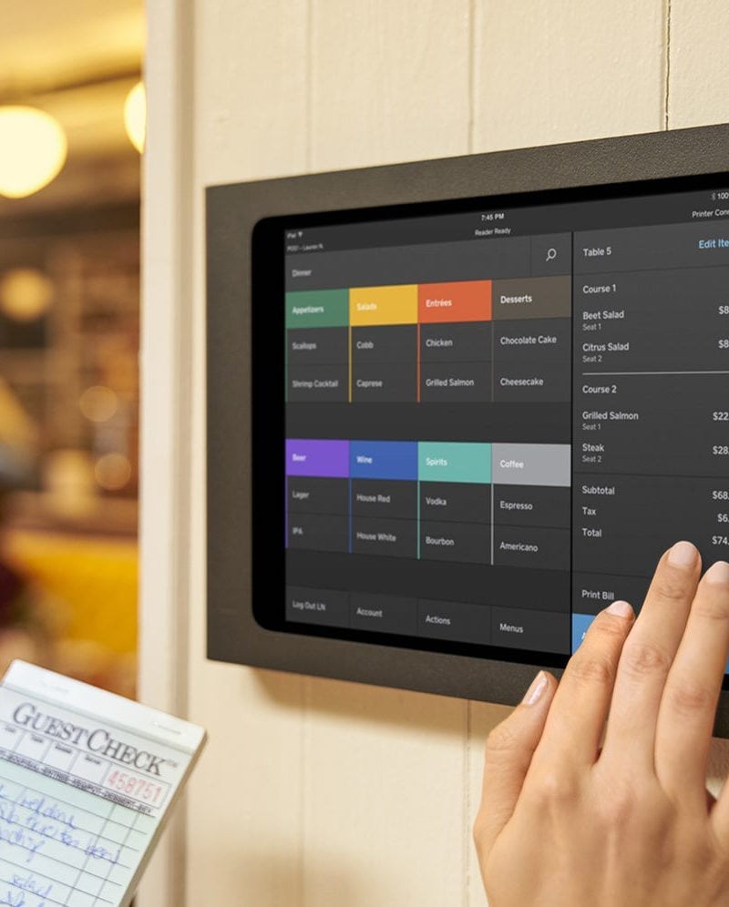 Square for Restaurants, a point of sale system, debuted this summer. Square seller lead Alyssa Henry will speak about the company's efforts at this year's Skift Restaurants Forum. / Square