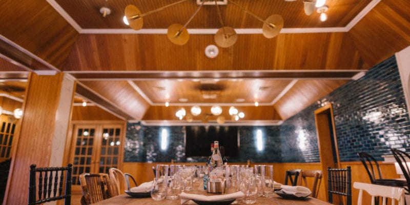 The private dining room inside Dyllan's Raw Bar Grill. - Timothy M. Yantz / Dyllan's Raw Bar Grill