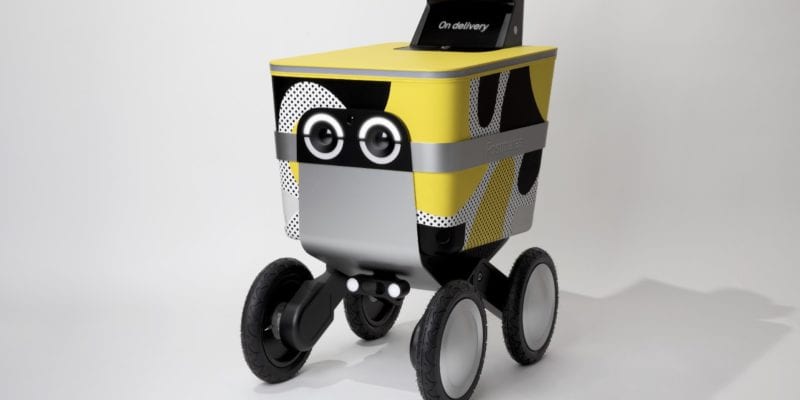 An image from Postmates of their new delivery robot. / Postmates