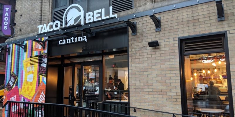 The first Manhattan location of Taco Bell Cantina opened in November. / Taco Bell