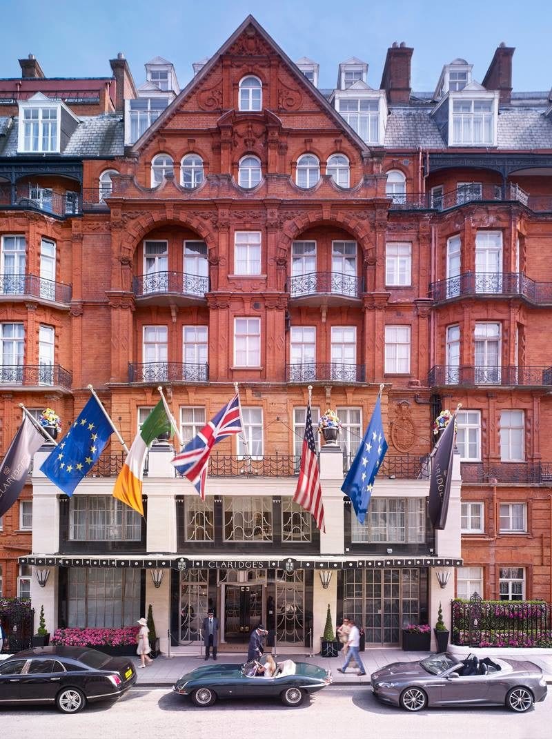 The exterior of Claridge's hotel in London. The owners of Eleven Madison Park will open a new restaurant in the hotel. / Claridge's