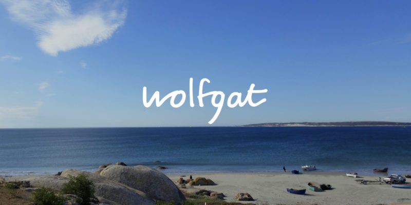 The website for Wolfgat features a pitcture of scenery outside the dining room. / Wolfgat. 