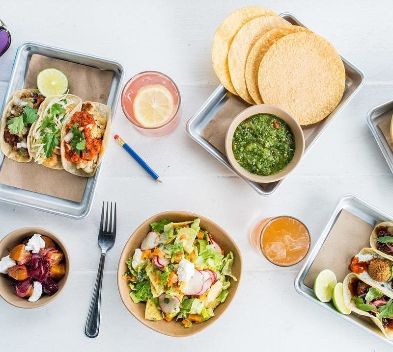 Tacos and sides from Bartaco, the Barteca brand that was acquired by Del Frisco's in May 2018. - Manny Vargas / <a href='https://www.facebook.com/bartacolife/photos/pb.410039832669699.-2207520000.1552481444./807956536211358/?type=3&theater'>Bartaco</a>