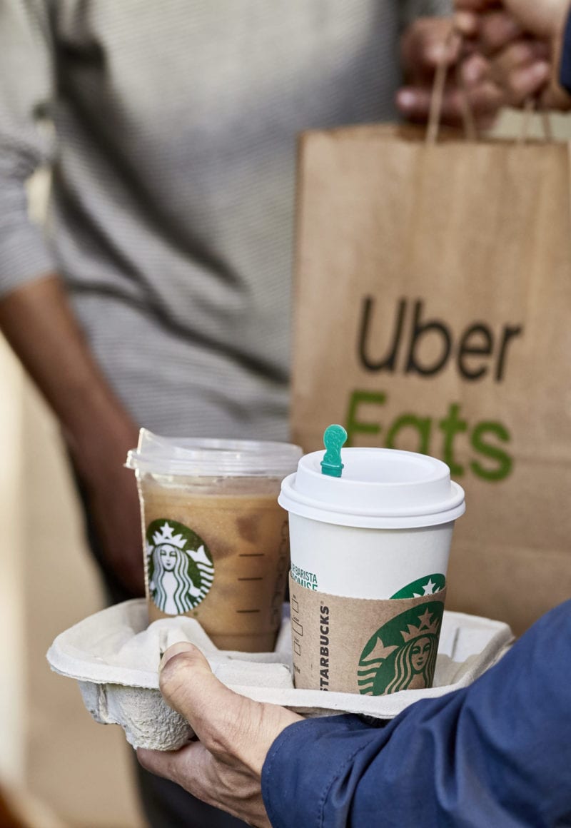 A significant amount of Uber Eats total sales come from restaurant chain partners, which it offers discounted rates to. / <a href='https://ubernewsroomapi.10upcdn.com/wp-content/uploads/2019/01/UE-SBX-Fall-House-Delivery-5631_r2_FULL_RES-1.jpg'>Uber Eats</a>
