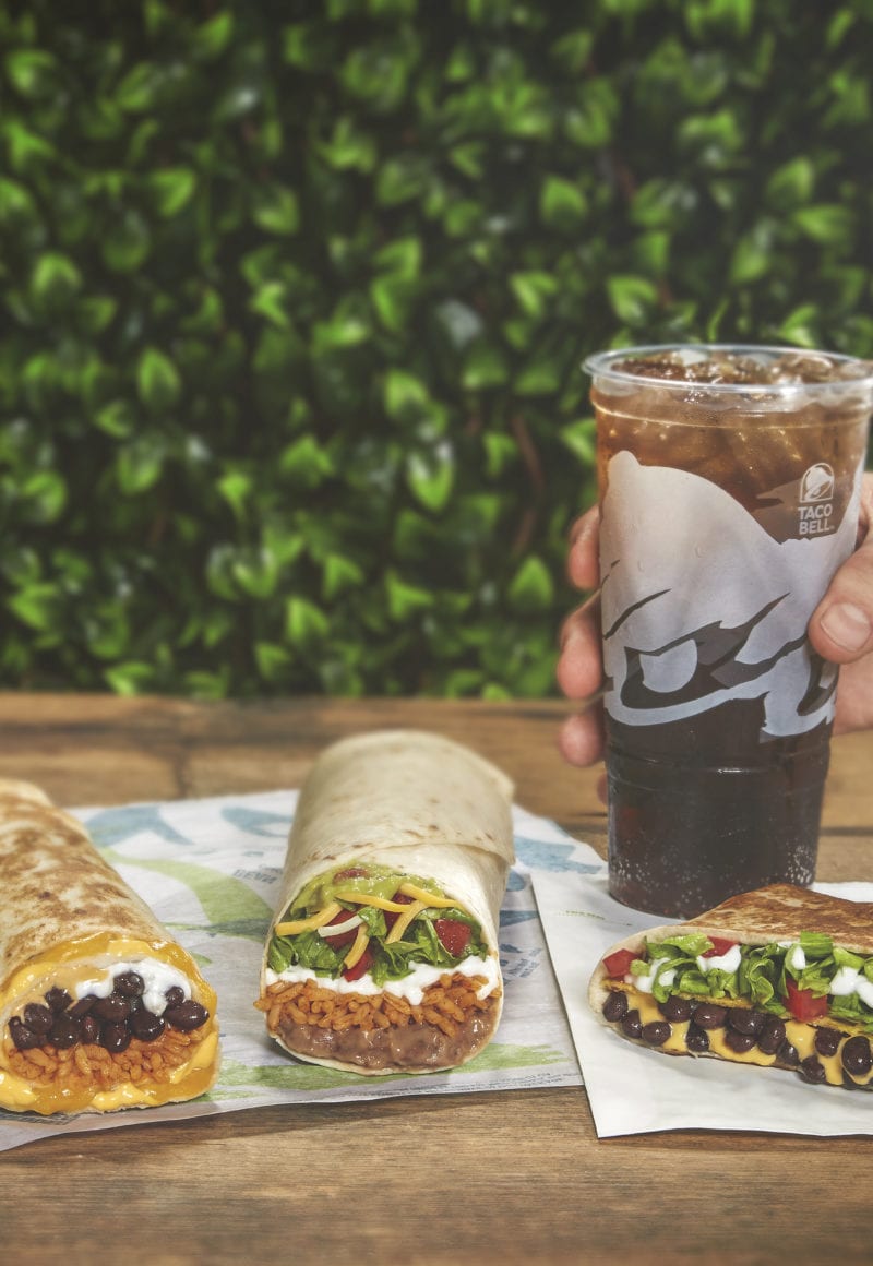 Taco Bell will test its new vegetarian menu items in Dallas starting April 4. / Taco Bell