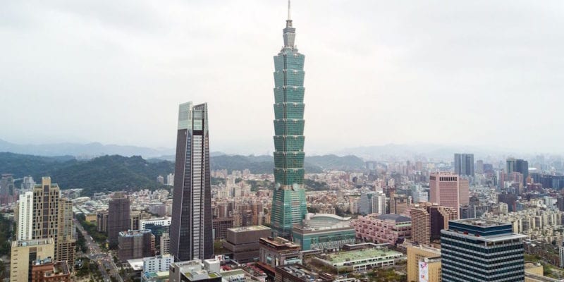 The Taipei 101 building, center, stands in Taipei. - Billy H.C. Kwok / Bloomberg